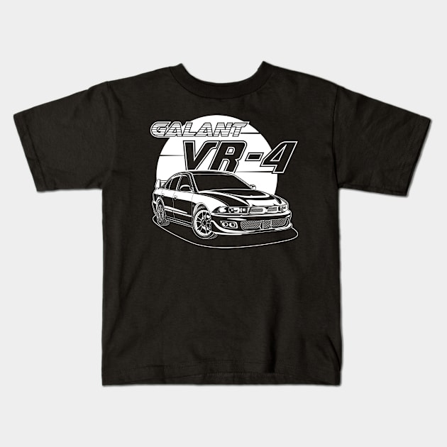 Galant VR-4 (White Print) Kids T-Shirt by WINdesign